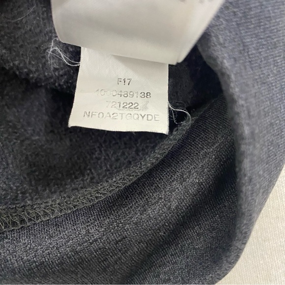 The North Face Men's Medium Gray Hoodie Graphic Logo Print Drawstrings Pullover - Picture 8 of 11